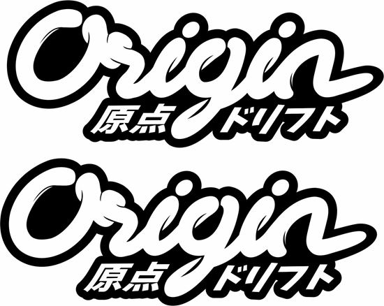 Picture of "Origin" JDM Decals / Stickers