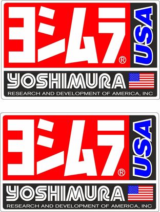 Picture of "Yoshimura USA"  Track and street race sponsor Decals / Stickers