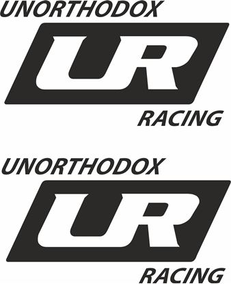 Picture of "Unorthodox Racing" Decals / Stickers