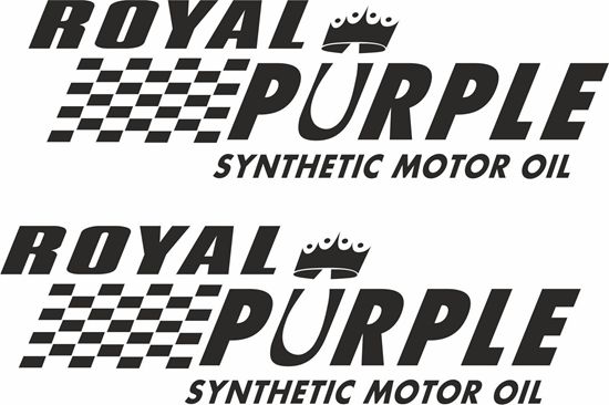 Picture of Royal Purple Oil Decals / Stickers