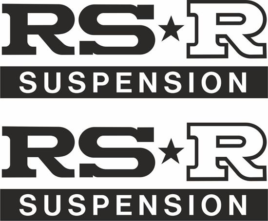 Picture of "RS*R Suspension" Decals / Stickers