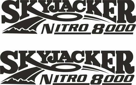 Picture of "Skyjacker Nitro 8000" Decals / Stickers