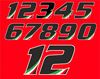 Picture of Track Day Italia Door Number Decals  / Stickers