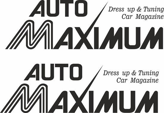 Picture of JDM "Auto Maximum" Decals / Stickers