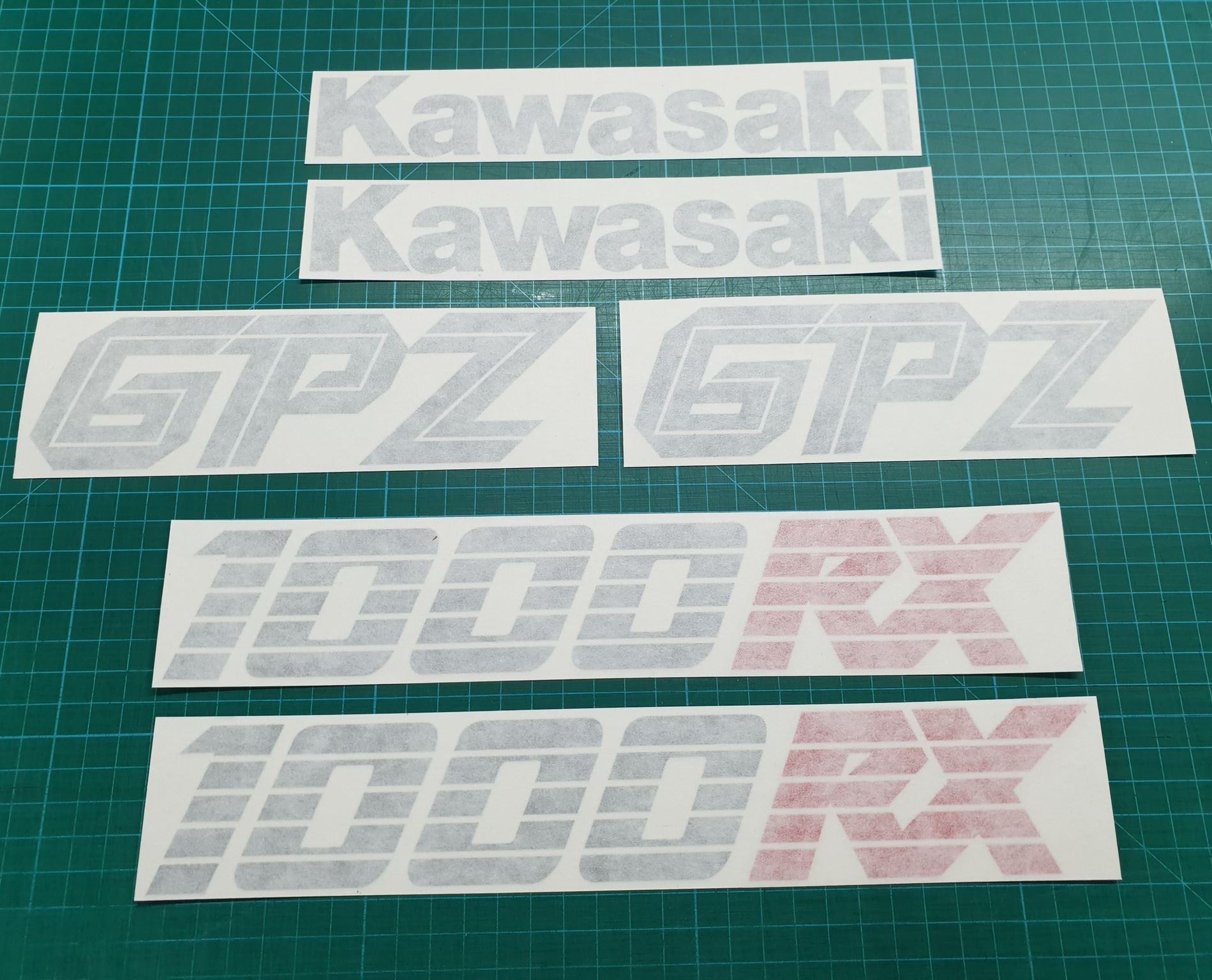 Zen Graphics Kawasaki GPZ 1000RX 1984 1988 replacement Decals