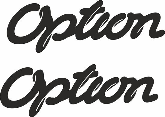 Picture of "option" JDM Decals / Stickers