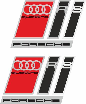 Picture of Audi Quattro Decals / Stickers