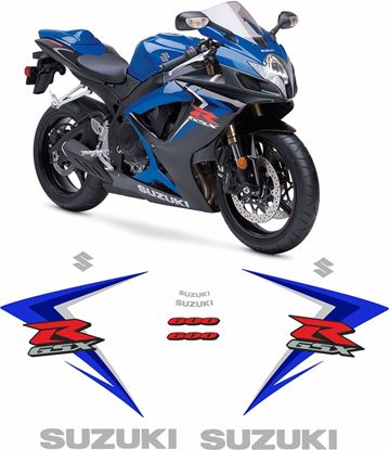 Picture of Suzuki GSX-R 600 K7 2007 replacement Decals / Stickers