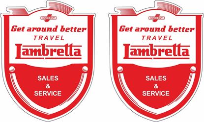 Picture of Lambretta Sales & Service Decals / Stickers