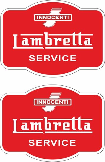 Picture of Lambretta Service  Decals / Stickers