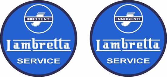 Picture of Lambretta Service  Decals / Stickers