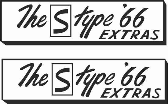 Picture of Lambretta Man "The S Type '66 Extras"  Decals / Stickers