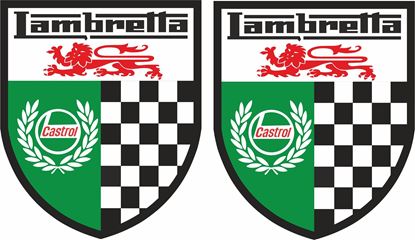 Picture of Lambretta Castrol Decals / Stickers