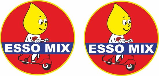 Picture of Lambretta / Vespa Esso Decals / Stickers