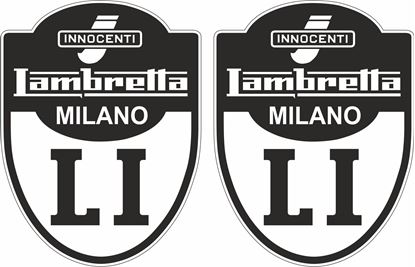 Picture of Lambretta Innocenti Milano LI Decals / Stickers