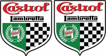 Picture of Lambretta Castrol Decals / Stickers