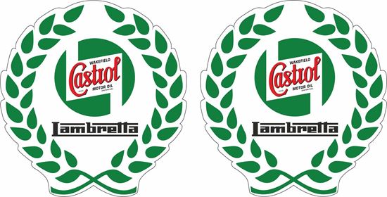 Picture of Lambretta Castrol Decals / Stickers