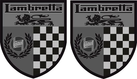 Picture of Lambretta Castrol Decals / Stickers