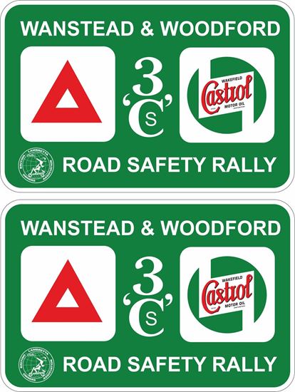 Picture of Lambretta Wanstead & Woodford Rally Decals / Stickers