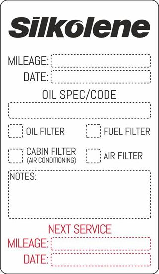 Picture of Silkolene Service / Maintenance Stickers