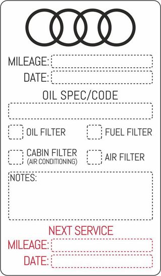 Picture of Service / Maintenance Stickers