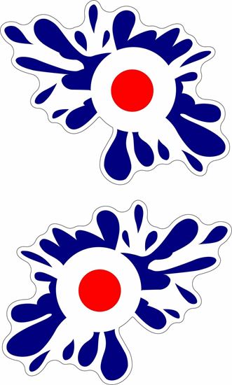 Picture of Lambretta / Vespa Mod Splat Decals / Stickers