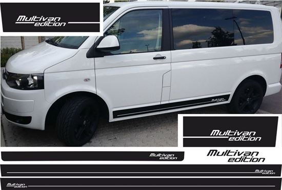 Picture of VW T5 Multi Van Edition side & rear  Stripes / Stickers