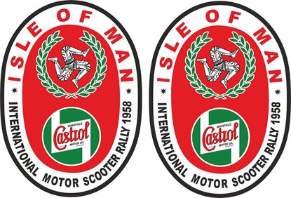 Picture of Lambretta / Vespa  Castrol Decals / Stickers