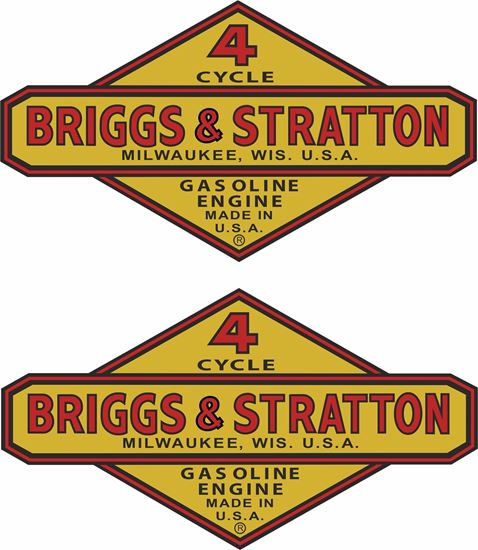 Picture of Briggs & Stratton 1945 - 1950   Decals / Stickers