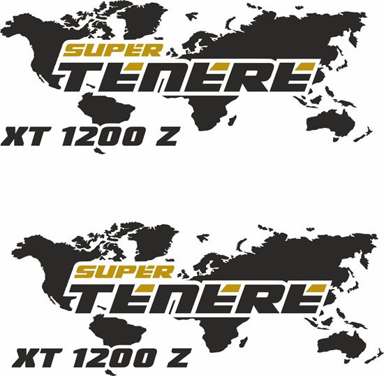 Picture of Yamaha XT 1200Z Super Tenere  Givi / Touratech Pannier  Decals / Stickers