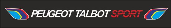 Zen Graphics - Group B Rally Peugeot Talbot Sport Sun Visor / Stickers
