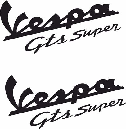 Picture of Vespa GTS Super Decals  / Stickers