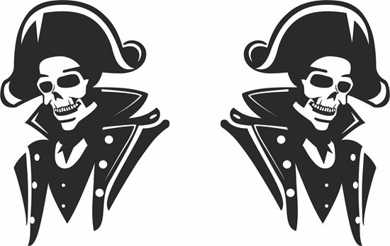 Picture of Admiral Skull general panel  Decals / Stickers