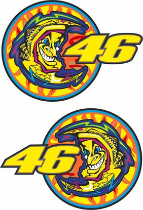 Picture of Valentino Rossi 46 Decals / Stickers