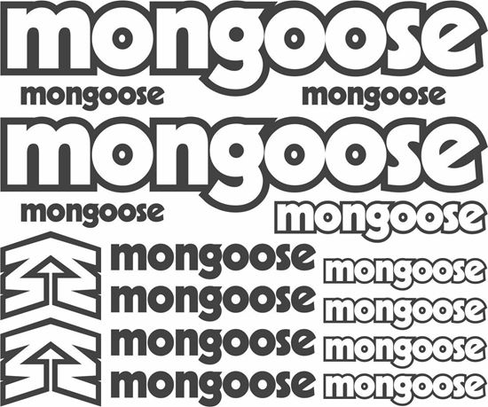 Picture of Mongoose Frame Sticker kit