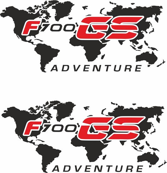 Picture of BMW F 700GS  Givi / Touratech Pannier  Decals / Stickers