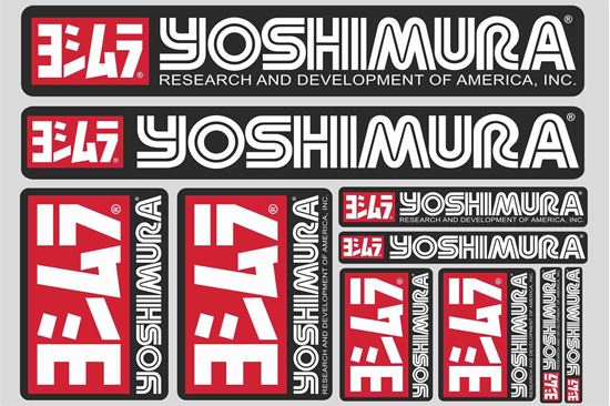 Picture of "Yoshimura"  Track and street race sponsor Sticker Sheet