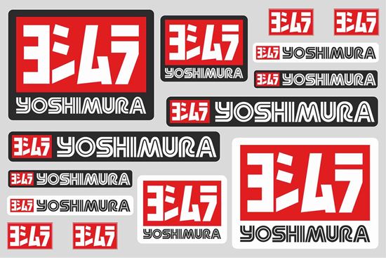 Picture of "Yoshimura"  Track and street race sponsor Sticker Sheet