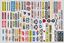 Picture of Mixed Logo Track and street race sponsor LARGE Sticker Sheet