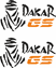 Picture of BMW Dakar GS Pannier / Panel  Decals / Stickers