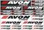 Picture of "Avon Tyres"  Track and street race sponsor Sticker Sheet