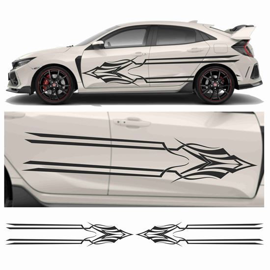 Picture of JDM side Rocket Tribal Graphics