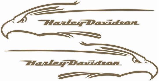 Picture of Harley Davidson FXD Eagle Decals / Stickers