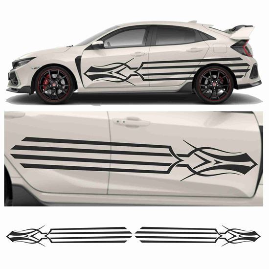 Picture of JDM side Rocket Tribal Graphics