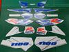 Picture of suzuki GSX-R 1100 1995 White / Blue bike  replacement Decals / Stickers