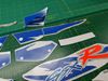 Picture of suzuki GSX-R 1100 1995 White / Blue bike  replacement Decals / Stickers