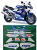 Picture of Classic Reproduction Decals / Stickers for GSX-R 1100 1995 White / Blue bike