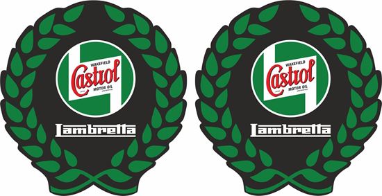 Picture of Lambretta Castrol Decals / Stickers