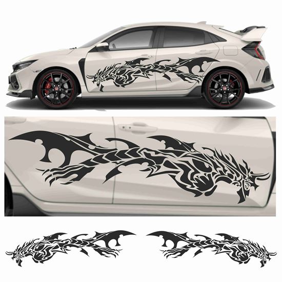 Picture of JDM side Dragon Tribal Graphics