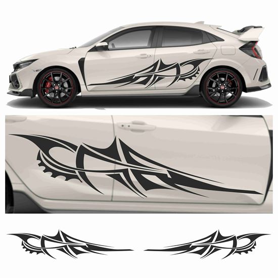 Picture of JDM side Razor Tribal Graphics